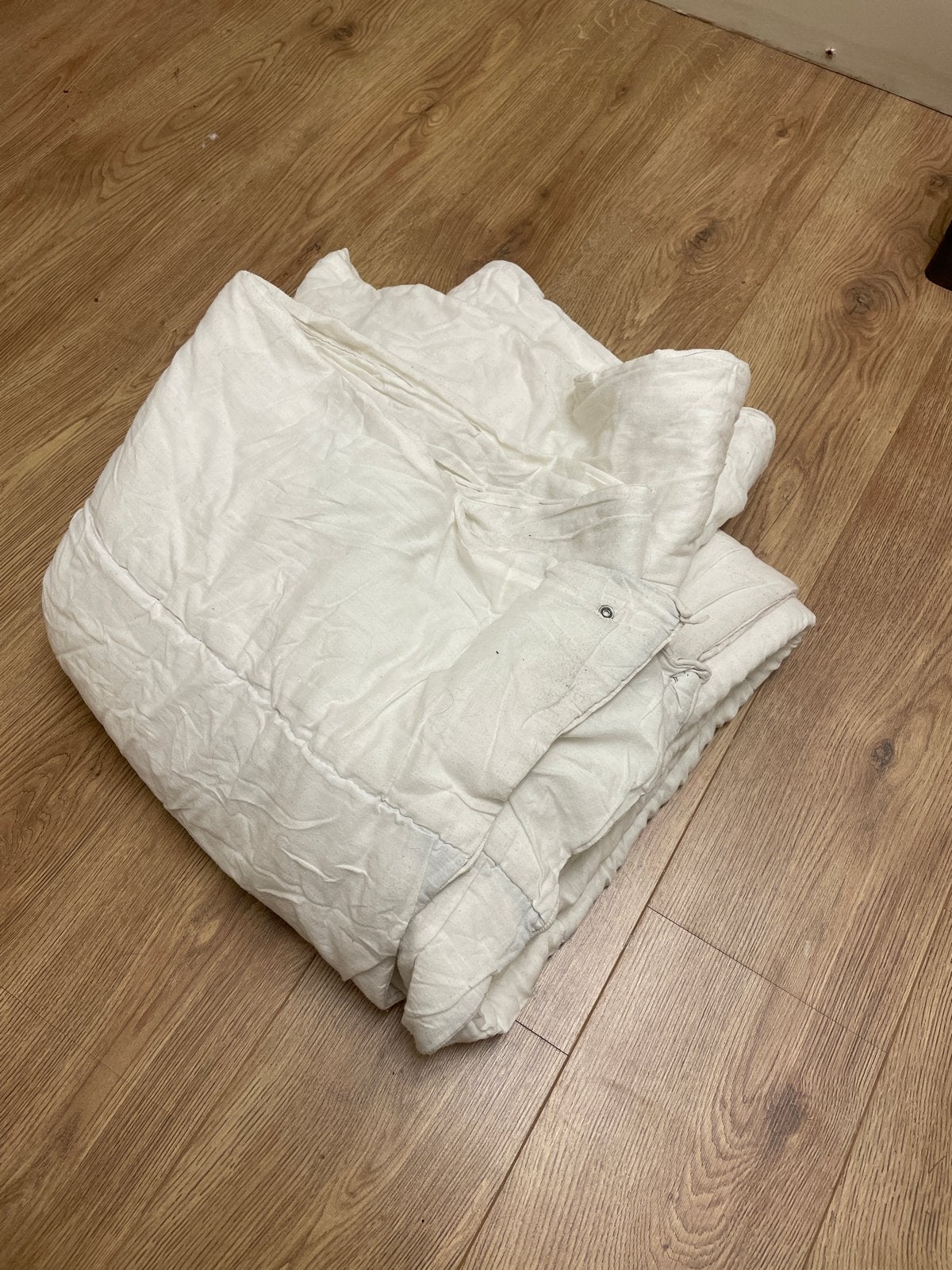 GRATIS Wit dekbed, Huis en Inrichting, Ophalen, Gebruikt, Wit, Tweepersoons