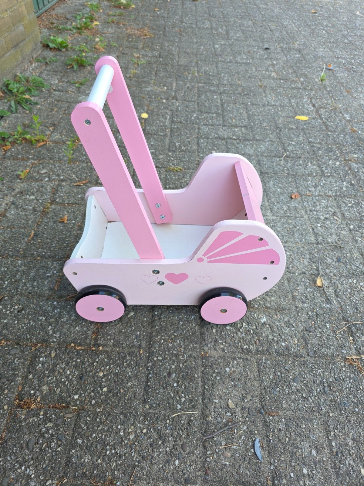 Playtive Houten Poppenwagen Roze, Ophalen of Verzenden, Gebruikt, Overige typen