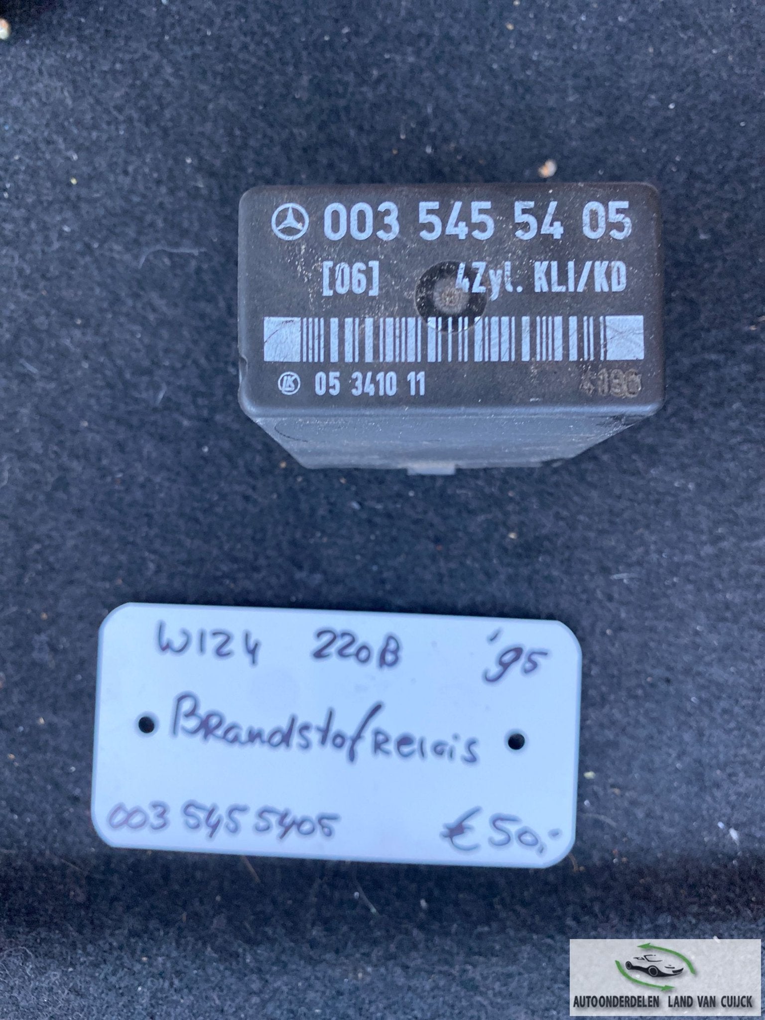 Mercedes W124 220 B Brandstofrelais 003 545 5405