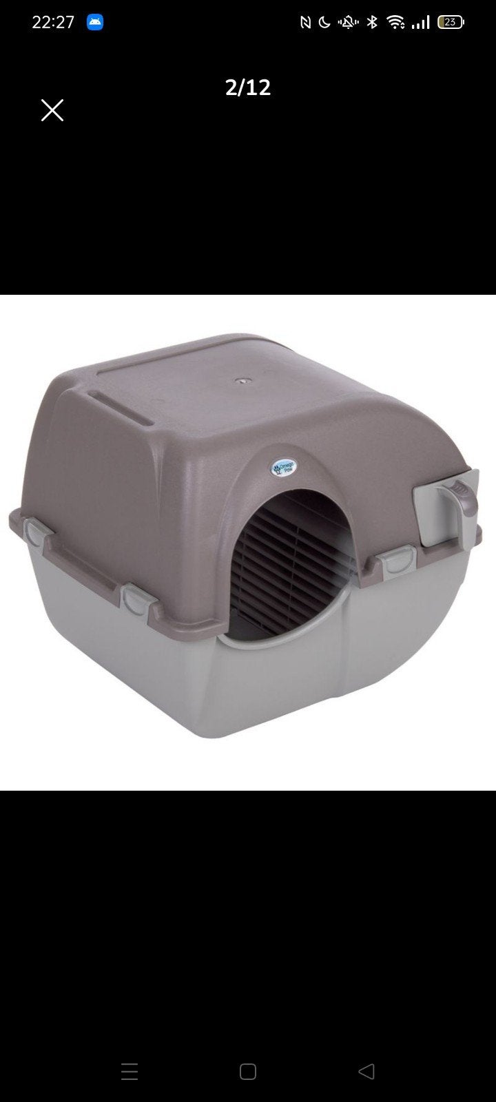 Omega Paw Roll'n clean Kattentoilet kattenbak 2 stuks, Ophalen of Verzenden