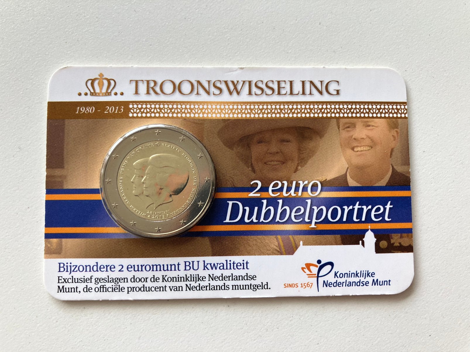 Coincard Troonswisseling 2013, Postzegels en Munten, Munten | Nederland, Verzenden, Koningin Beatrix, Euro's