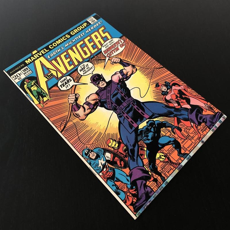 Avengers Vol.1 #109 (1973) VF (8.0), Boeken, Strips | Comics, Eén comic, Amerika, Marvel Comics, Ophalen of Verzenden