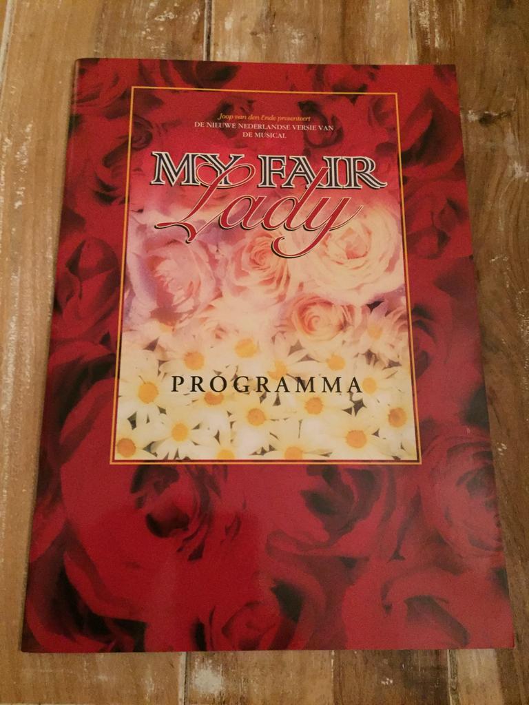 MY FAIR LADY Musical programma boek Paul van Vliet, Boeken, Ophalen of Verzenden