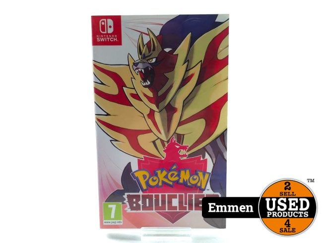 Nintendo Switch Game: Pokemon Shield, Nintendo, Zo goed als nieuw, Support@nintendo.com, 11-1 Hokotate-cho, Kamitoba, Minami-ku
Kyoto 601-8501
Japan