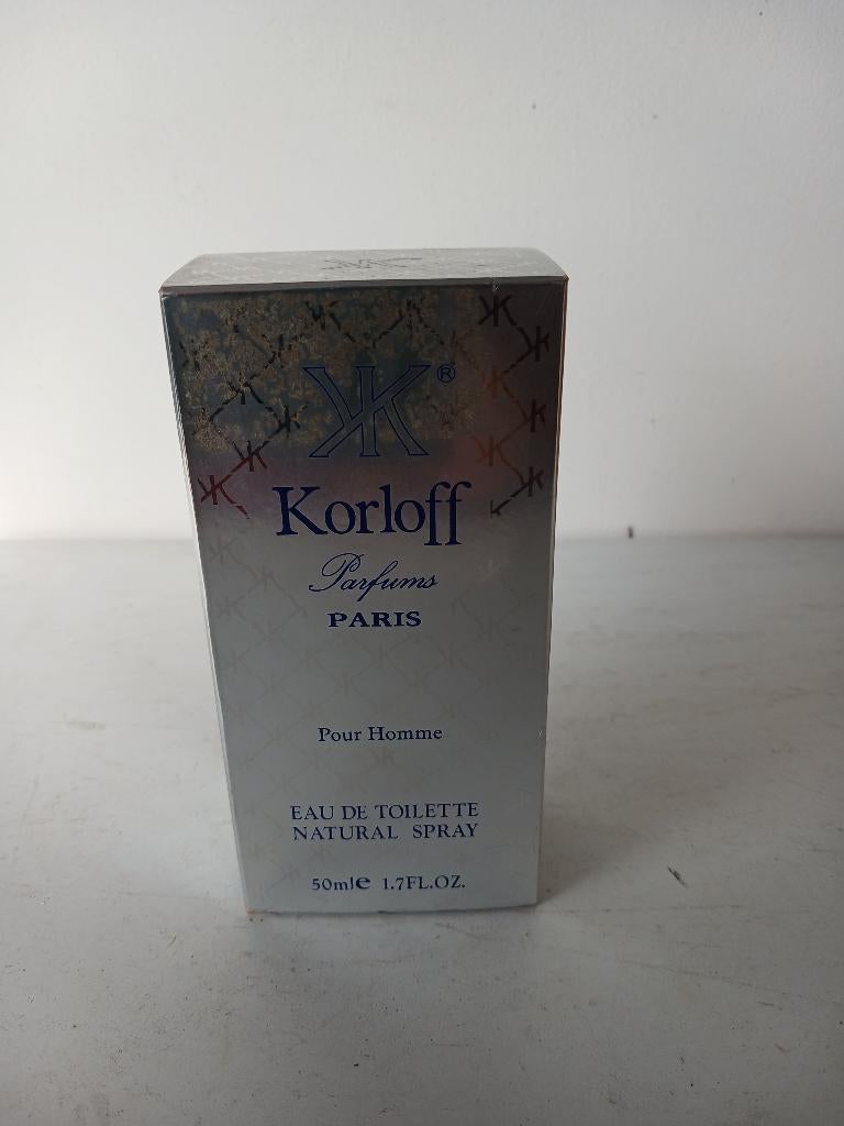 OLD VERSION Korloff eau de toilette pour Homme spray 50 ml., Verzenden, Nieuw, Parfumfles, Gevuld
