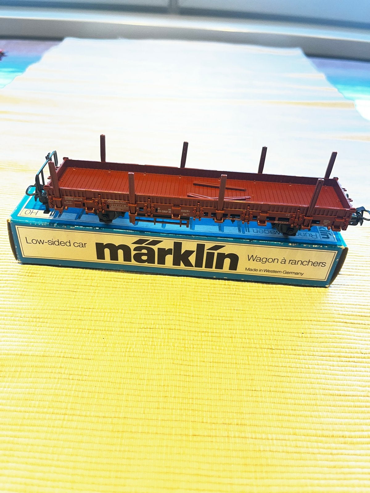 Märklin 4694 Rungenwagen - Zo goed als nieuw, Hobby en Vrije tijd, Wisselstroom, Wagon, Ophalen of Verzenden, Zo goed als nieuw
