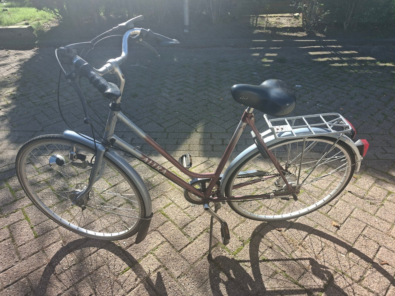Sportieve damesfiets met 7 versnellingen, Ophalen