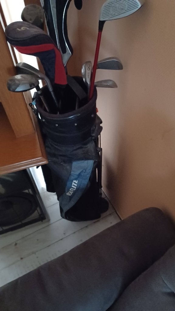 golfclub tas met clubs, Ophalen, Gebruikt, Tas, Overige merken