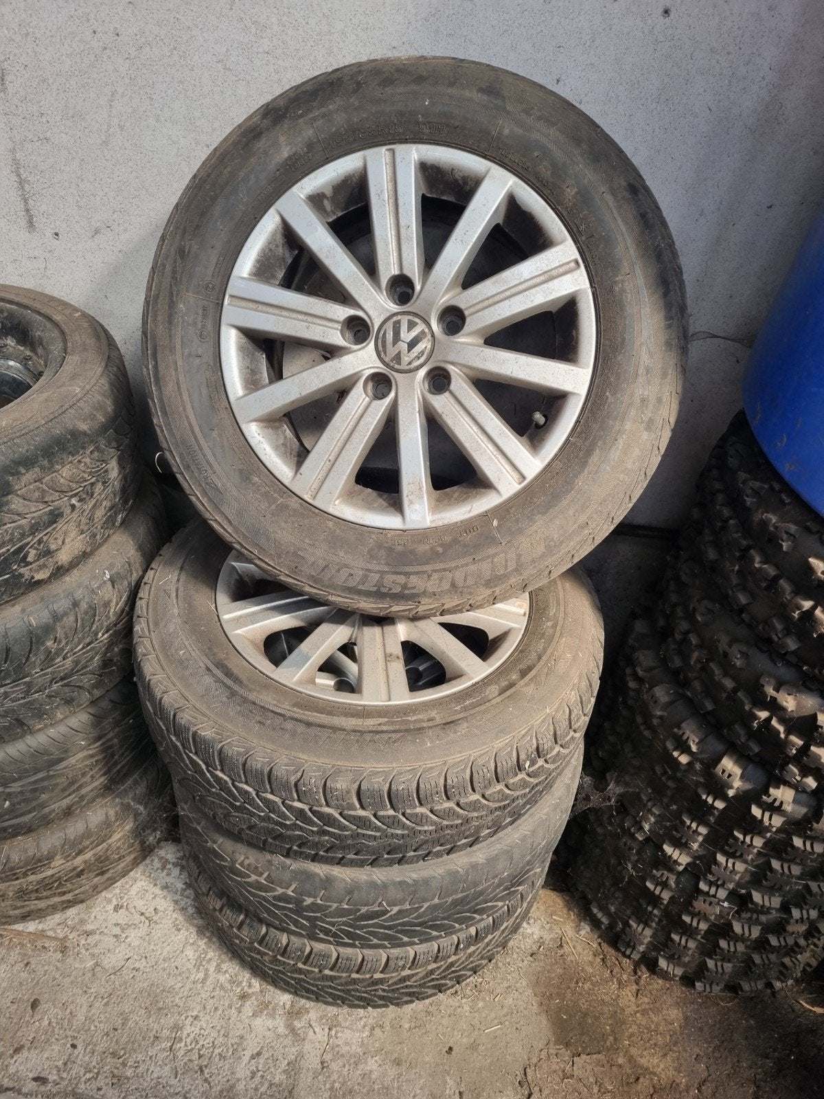 Diverse gebruikte banden en velgen, Gebruikt, 15 inch, Banden en Velgen, Ophalen of Verzenden