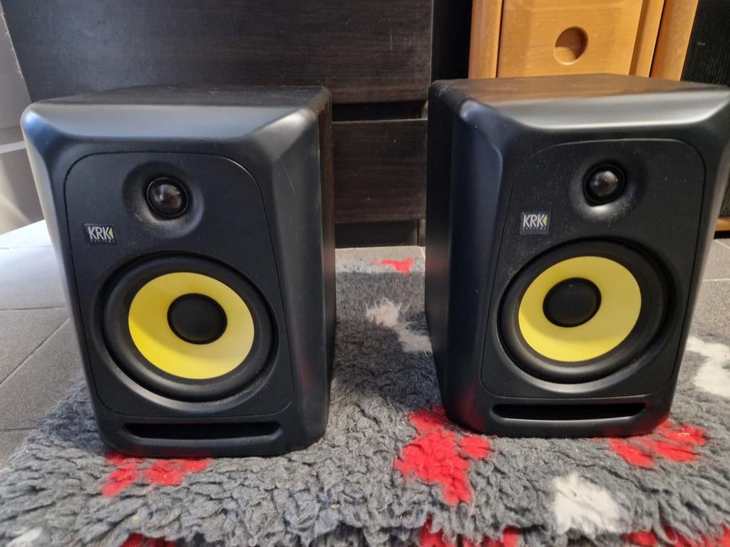 KRK Classic 7 Studio Monitoren (Set van 2), Audio, Tv en Foto, Luidsprekers, Zo goed als nieuw, Front, Rear of Stereo speakers