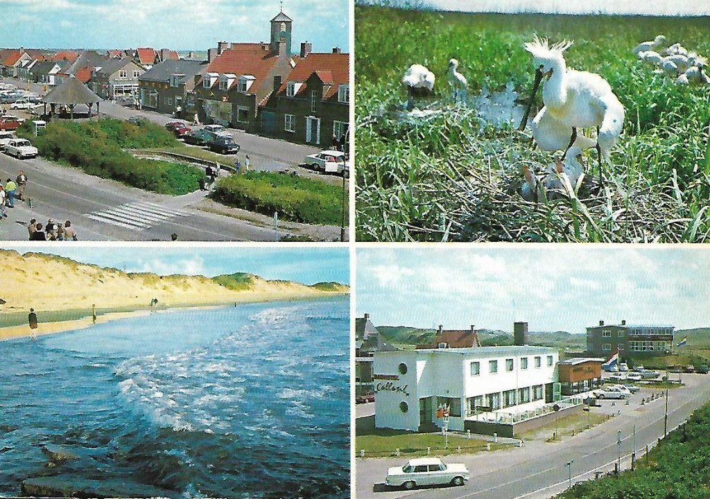 Callantsoog- -4-luik., Verzamelen, Ansichtkaarten | Nederland, Verzenden, 1960 tot 1980, Ongelopen, Noord-Holland