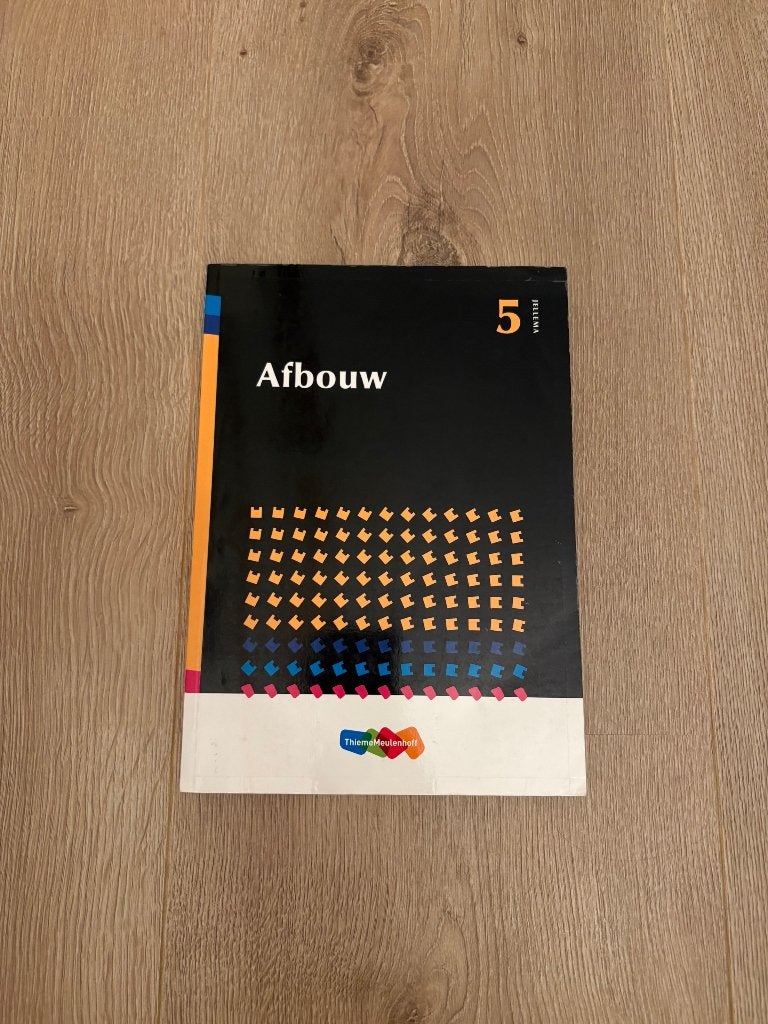 Jellema 5 afbouw, Beta, Nieuw, ThiemeMeulenhoff, HBO