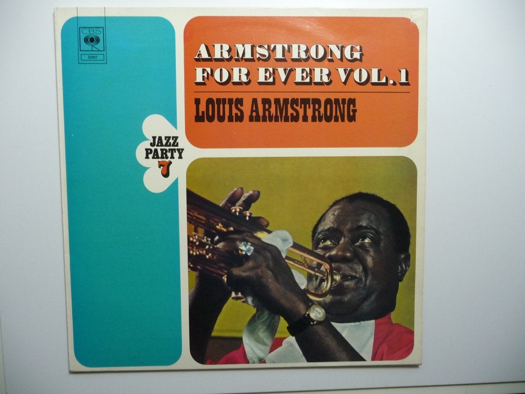 lp LOUIS ARMSTRONG - FOR EVER VOL.1 - CBS RECORDS, 1972, LP, Gebruikt, Ophalen of Verzenden, 12 inch