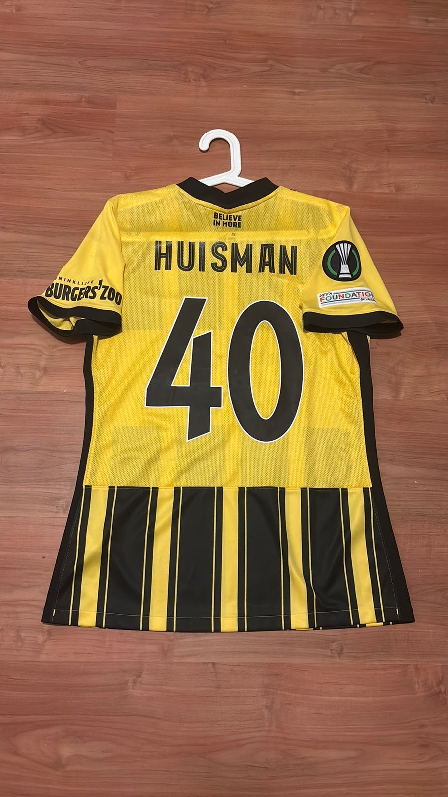 Matchworn Vitesse shirt Conference League, Ophalen of Verzenden, Zo goed als nieuw, Vitesse, Shirt