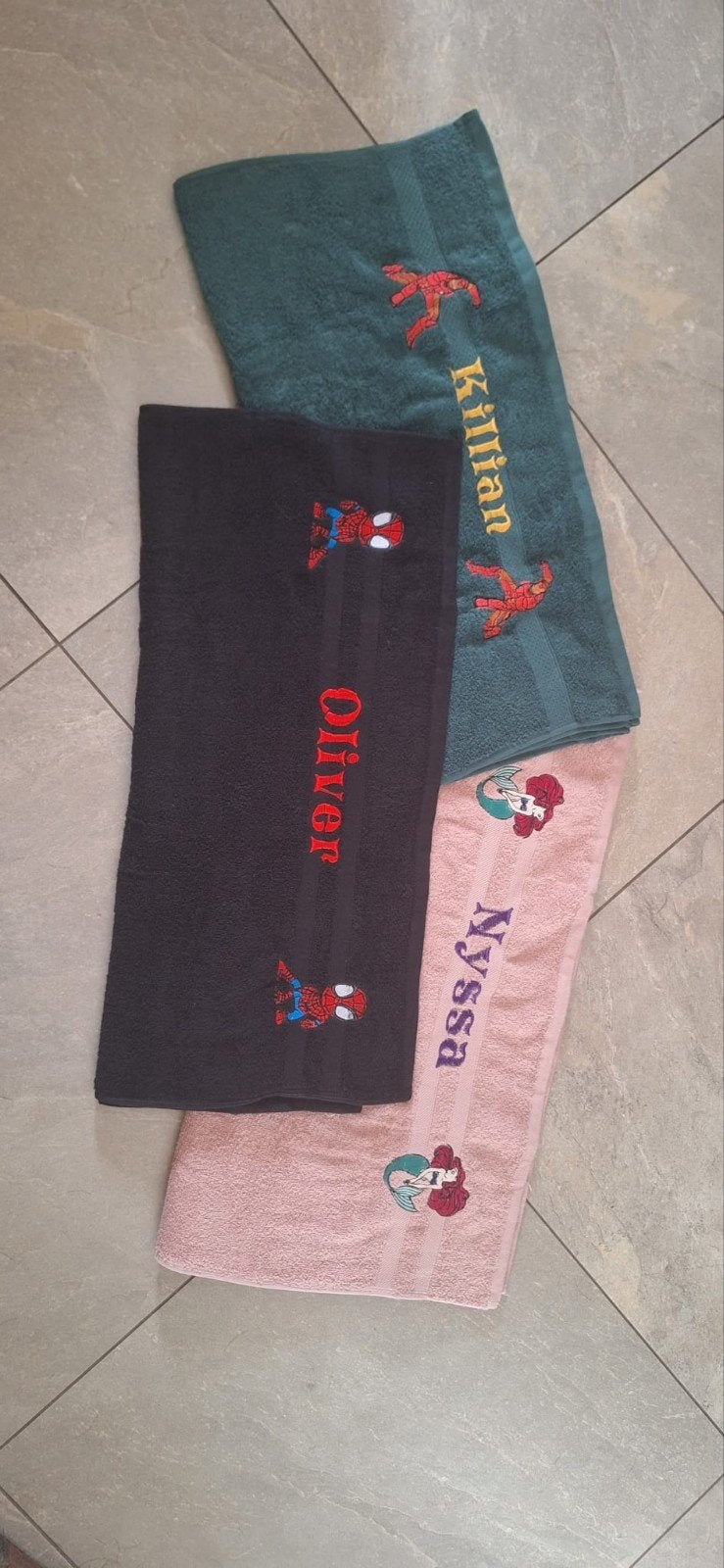 geborduurde handdoeken, Ophalen of Verzenden, Nieuw, Handdoek