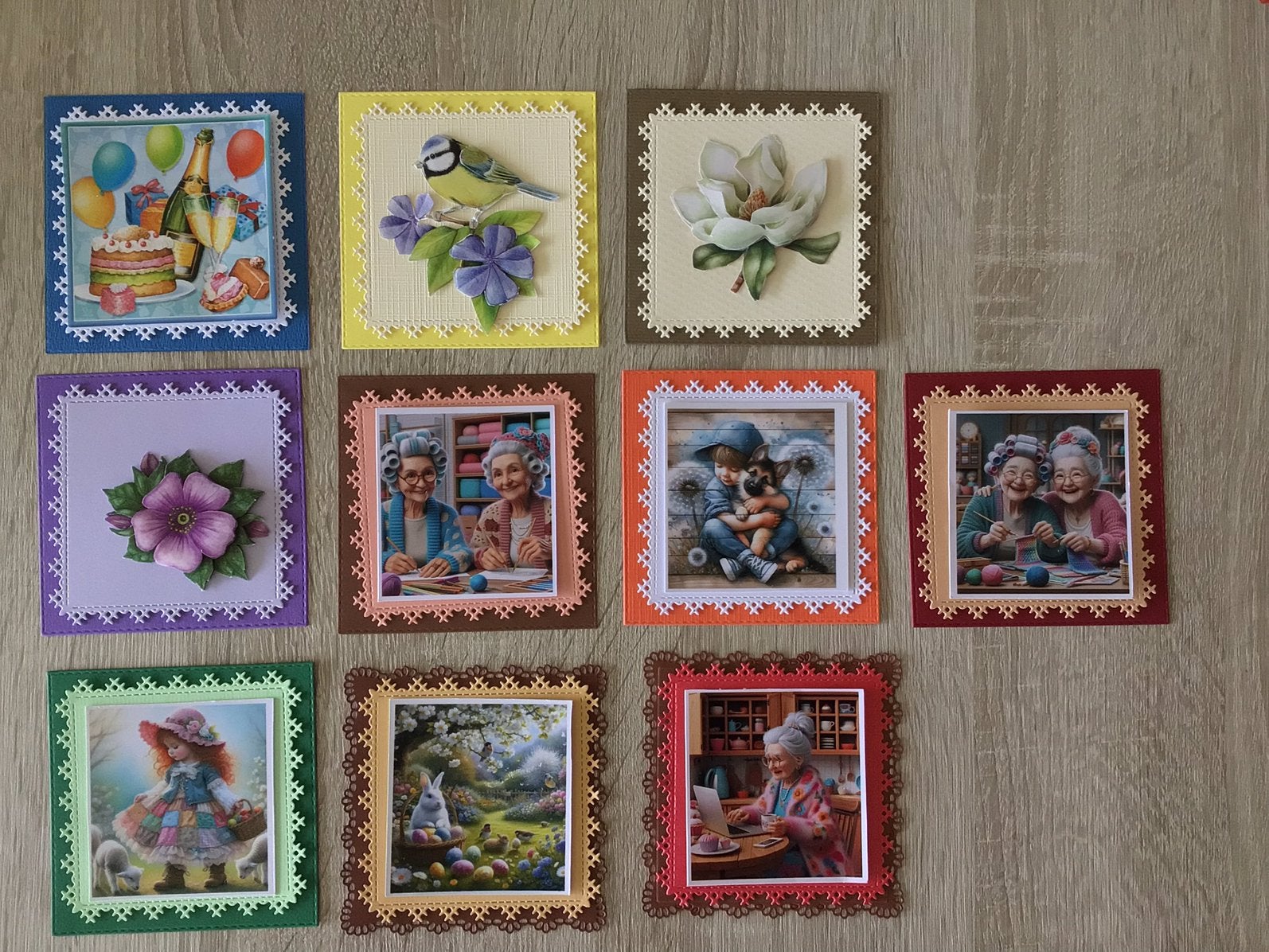 Dubbele stans met plaatje 10 stuks, Ophalen of Verzenden, Nieuw, Overige thema's, Pons of Mal