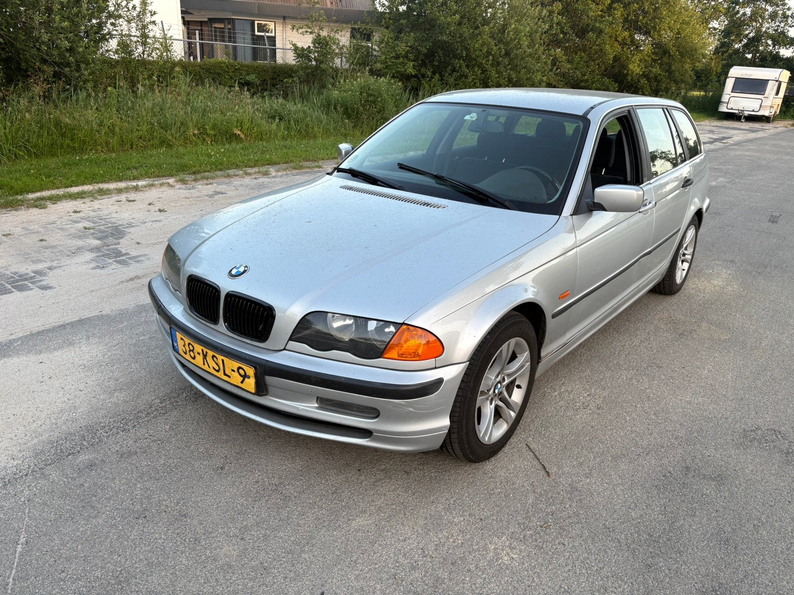 in onderdelen bmw e46 touring 320i, Auto-onderdelen, Ophalen of Verzenden, Gebruikt, BMW, Motorkap