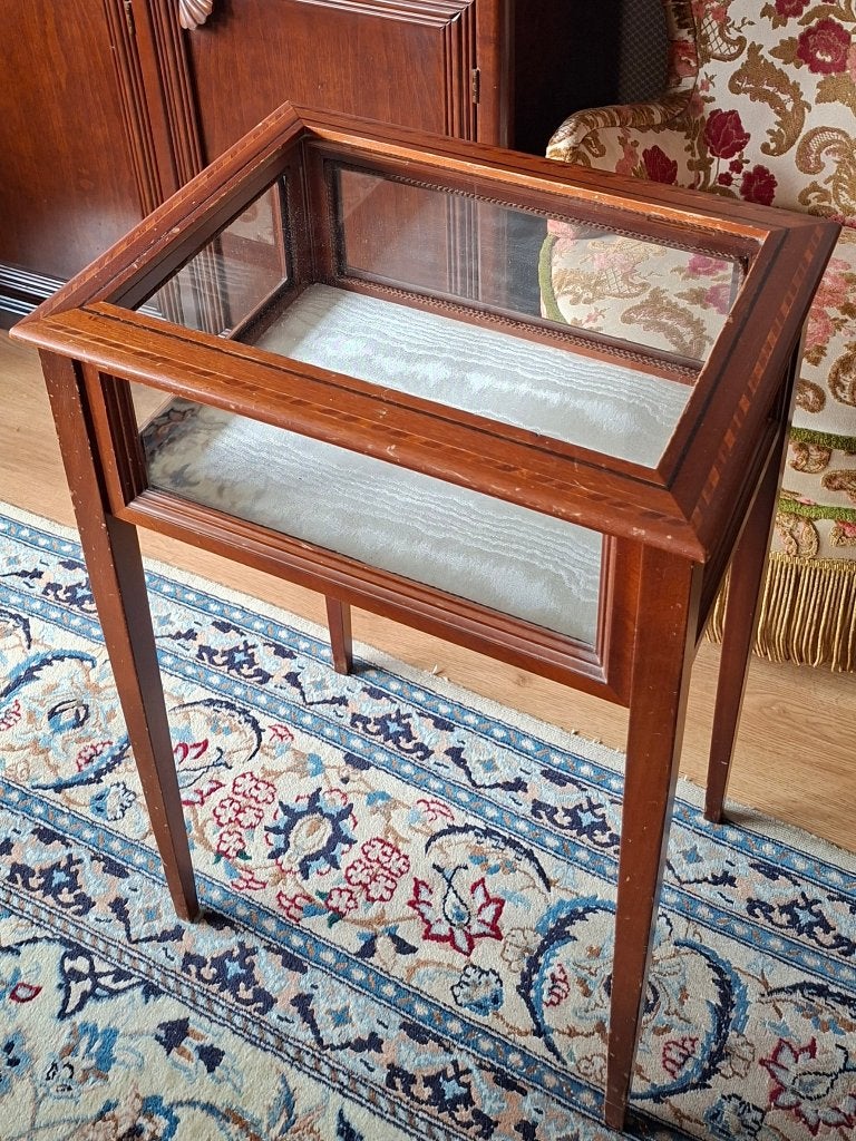 oud gebruikt vitrinekastje, Ophalen, Gebruikt, 50 tot 100 cm, Glas