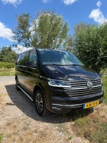 Zwarte Bulli Transporter 2.0 TDI 150pk L1h1 300/2800 2021, Auto's, Stof, Euro 6, 4 cilinders, Volkswagen
