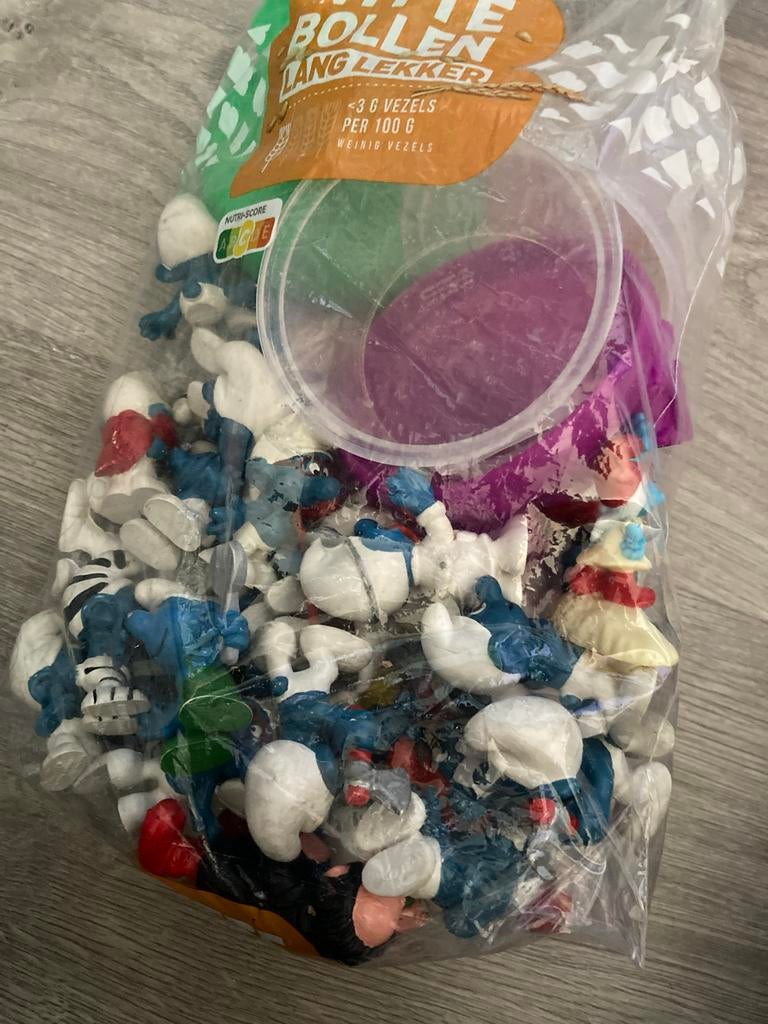 Smurfen Collectie met Huisjes, Ophalen, Gebruikt, Verschillende Smurfen, Poppetje, Figuurtje of Knuffel