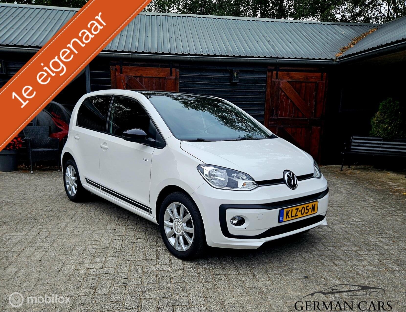 Volkswagen UP CLUB Edition FACELIFT, Voorwielaandrijving, Stof, Overige carrosserieën, Wit