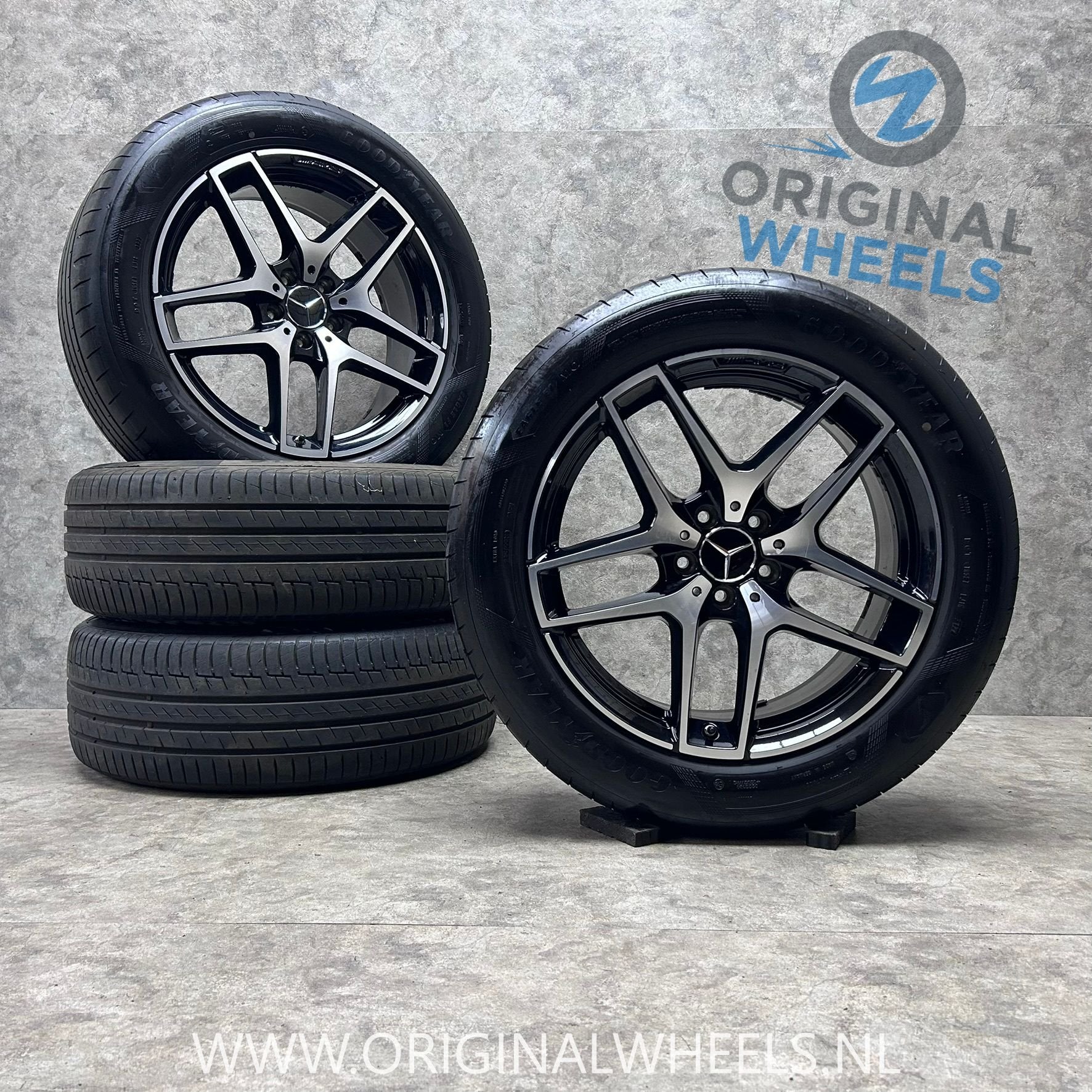 19 inch originele AMG velgen + zomerbanden Mercedes GLC A253, Auto-onderdelen, 19 inch, Gebruikt, -, -