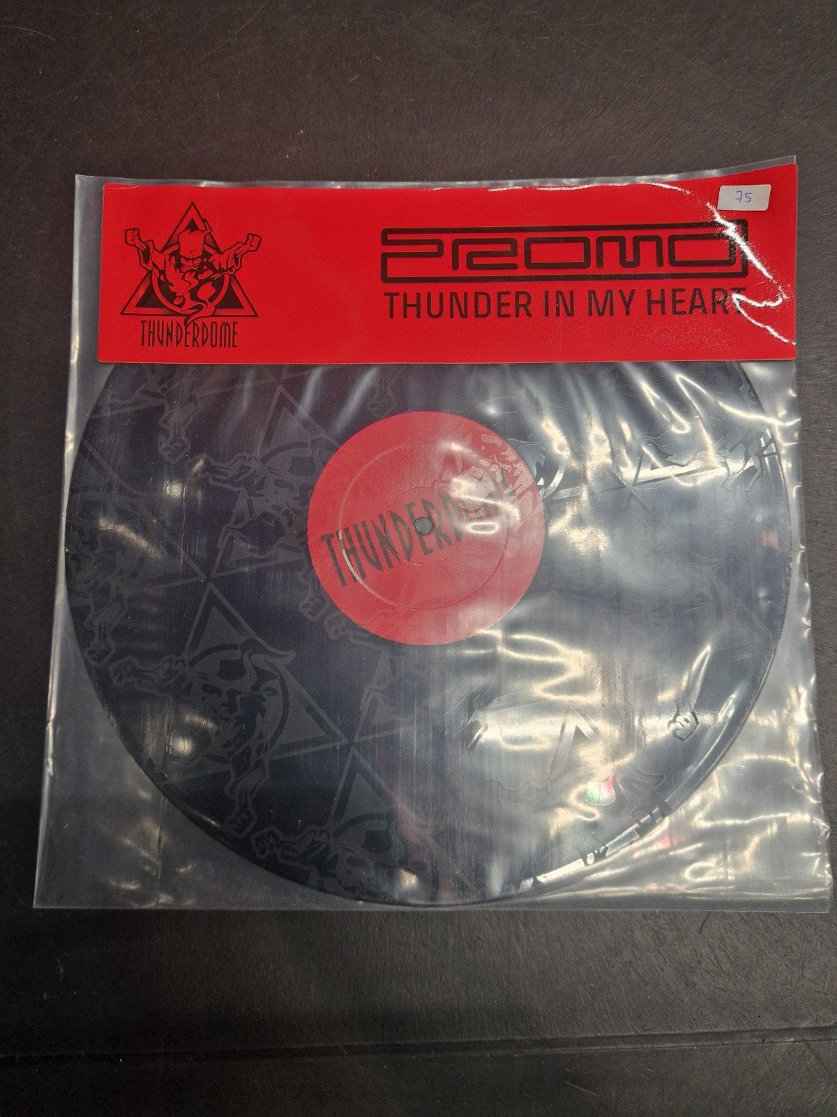 Thunderdome - Thunder In My Heart (Promo Vinyl), Cd's en Dvd's, Vinyl | Dance en House, Ophalen, Overige genres, 2000 - 2009, Zo goed als nieuw