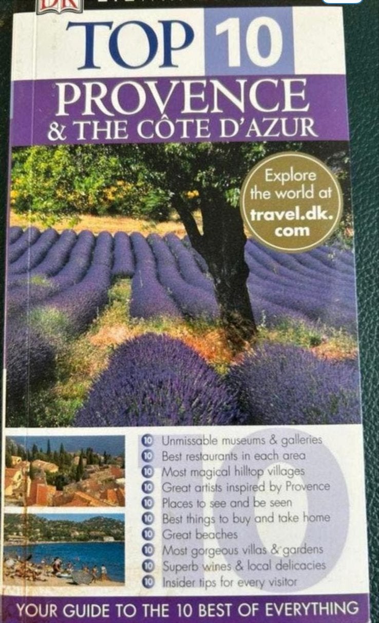 EYEWITNESS TRAVEL TOP 10 Provence & Côte d'Azur, Europa, Ophalen of Verzenden, Reisgids of -boek, Gelezen