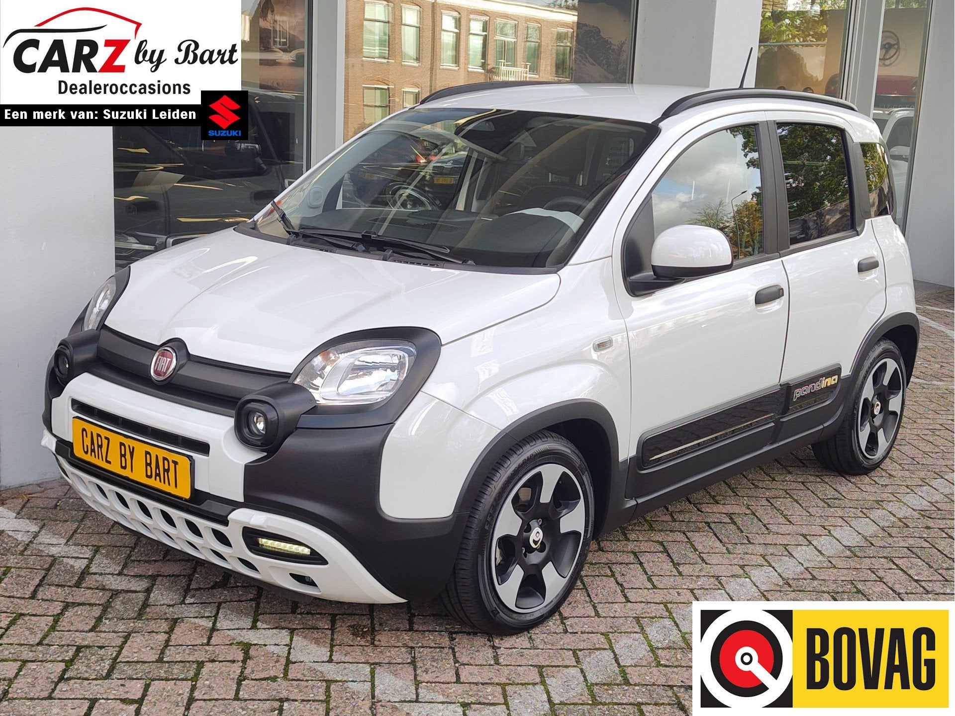 Fiat Pandina 1.0 HYBRID CROSS Airco | Carplay/Android | Rege, Auto's, Gebruikt, Wit, Bedrijf, Handgeschakeld