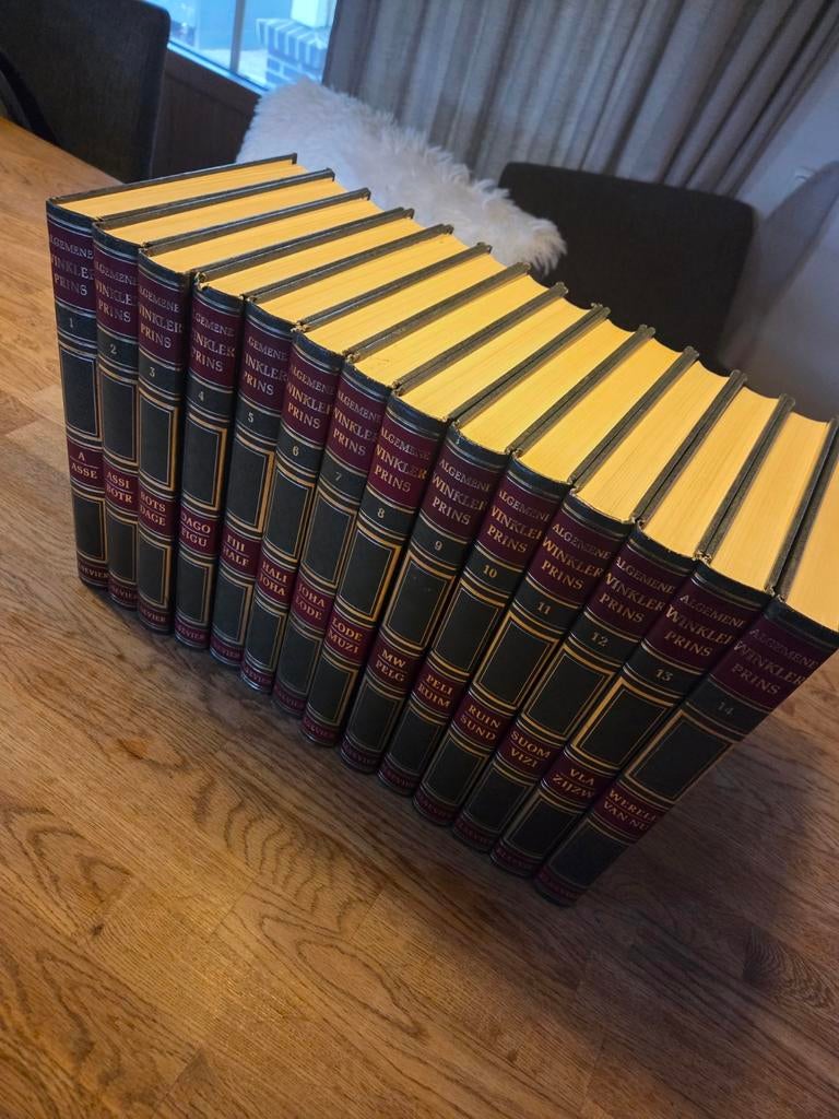 Complete set Algemene Winkler Prins Encyclopedie (14 delen), Boeken, Encyclopedieën, Ophalen of Verzenden