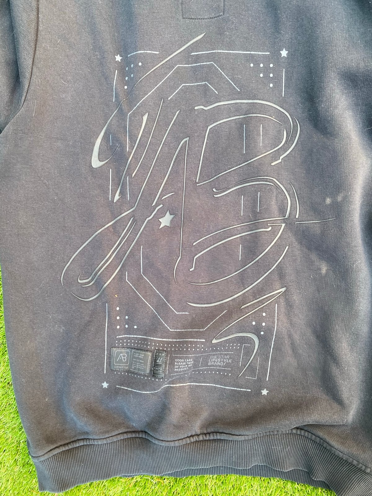 Zwarte AB Lifestyle hoodie maat XL, Ophalen of Verzenden, Gedragen, Maat 56/58 (XL), Zwart