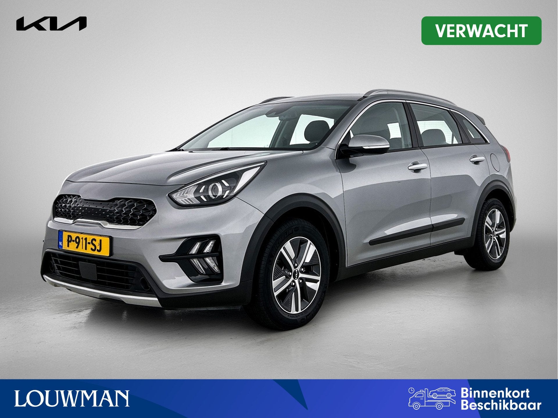 Kia Niro 1.6 GDi Hybrid DynamicLine Half lederen bekleding |