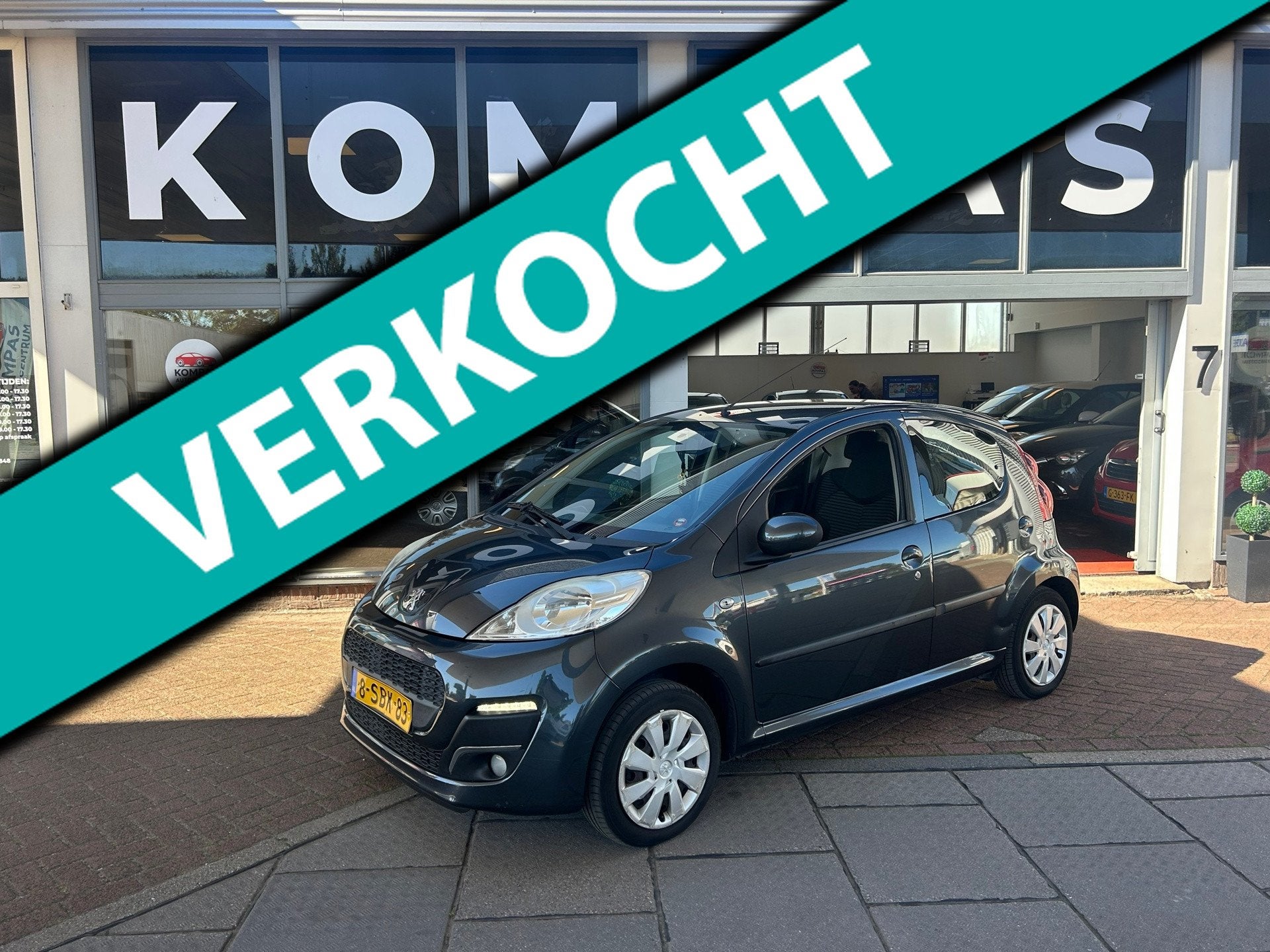 Peugeot 107 1.0 Active |Carplay|Airco|NAP|2013|APK|EL.Ramen|, Voorwielaandrijving, Euro 5, Stof, 4 stoelen