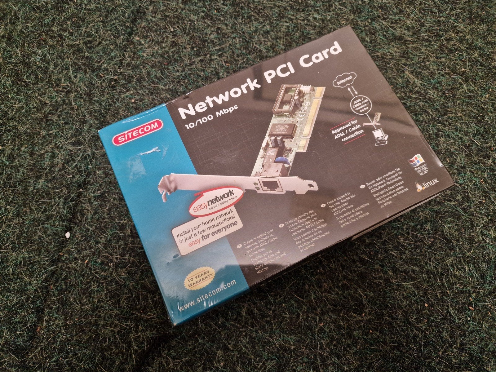 Nieuwe Sitecom LN-020 Easy Network PCI Card 10/100 Mbps, Computers en Software, Ophalen of Verzenden, Nieuw, Intern, Sitecom