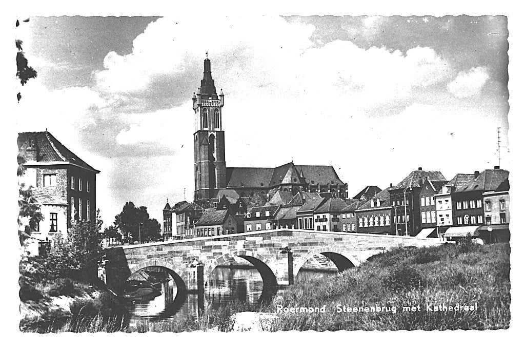 948864 Roermond Limburg 1977 Gelopen met postzegel