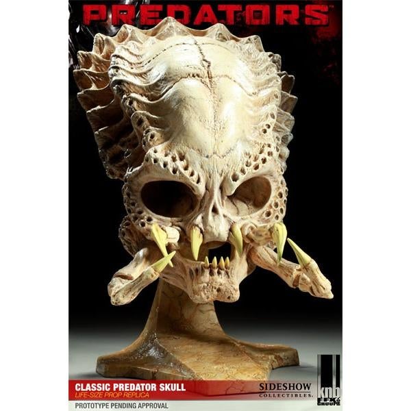 Sideshow Predator Life size skull, Verzamelen, Ophalen of Verzenden, Zo goed als nieuw, Film, Beeldje, Replica of Model