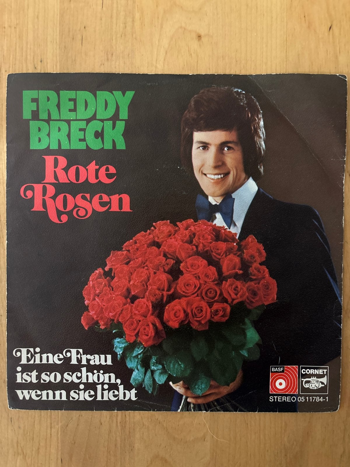 Freddy Breck - Rote Rosen / Eine Frau ist so schön, wenn sie, Cd's en Dvd's, Ophalen of Verzenden, Gebruikt, 7 inch, EP