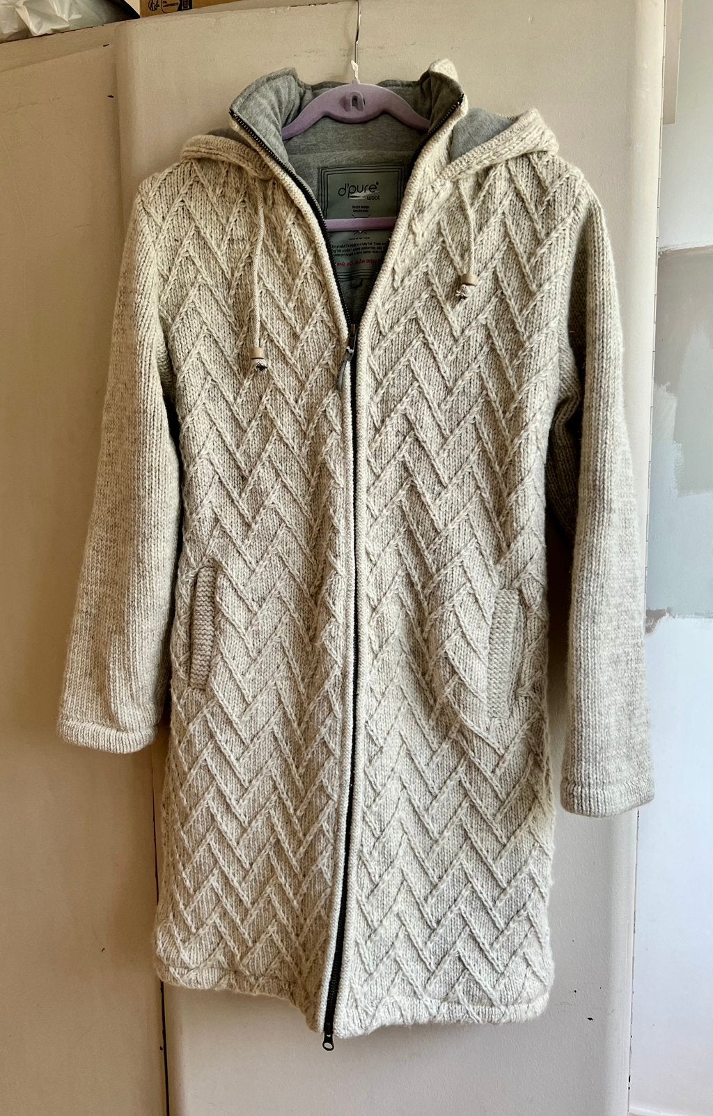 100% wollen vest merk: pure Wool maat L, Ophalen of Verzenden, Zo goed als nieuw, Maat 52/54 (L), Overige kleuren