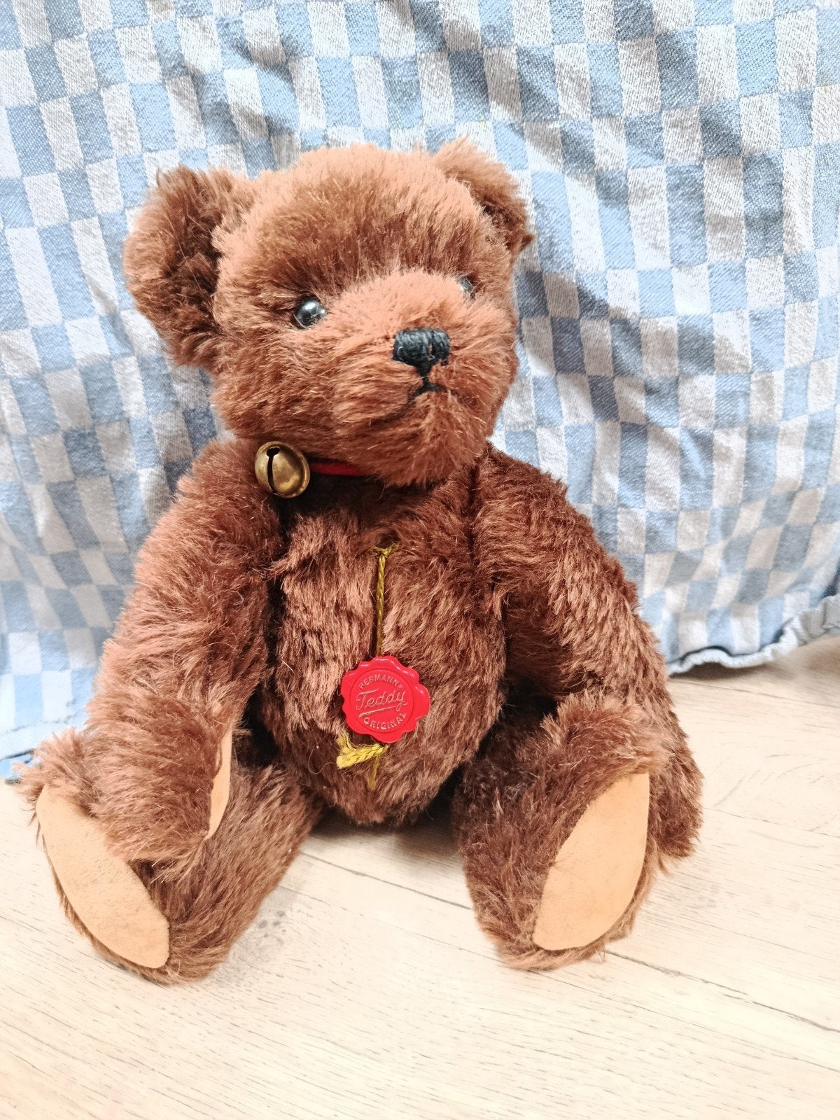 originele Hermann Teddy, Verzamelen, Beren en Cherished Teddies, Ophalen of Verzenden, Zo goed als nieuw, Stoffen beer, Overige merken