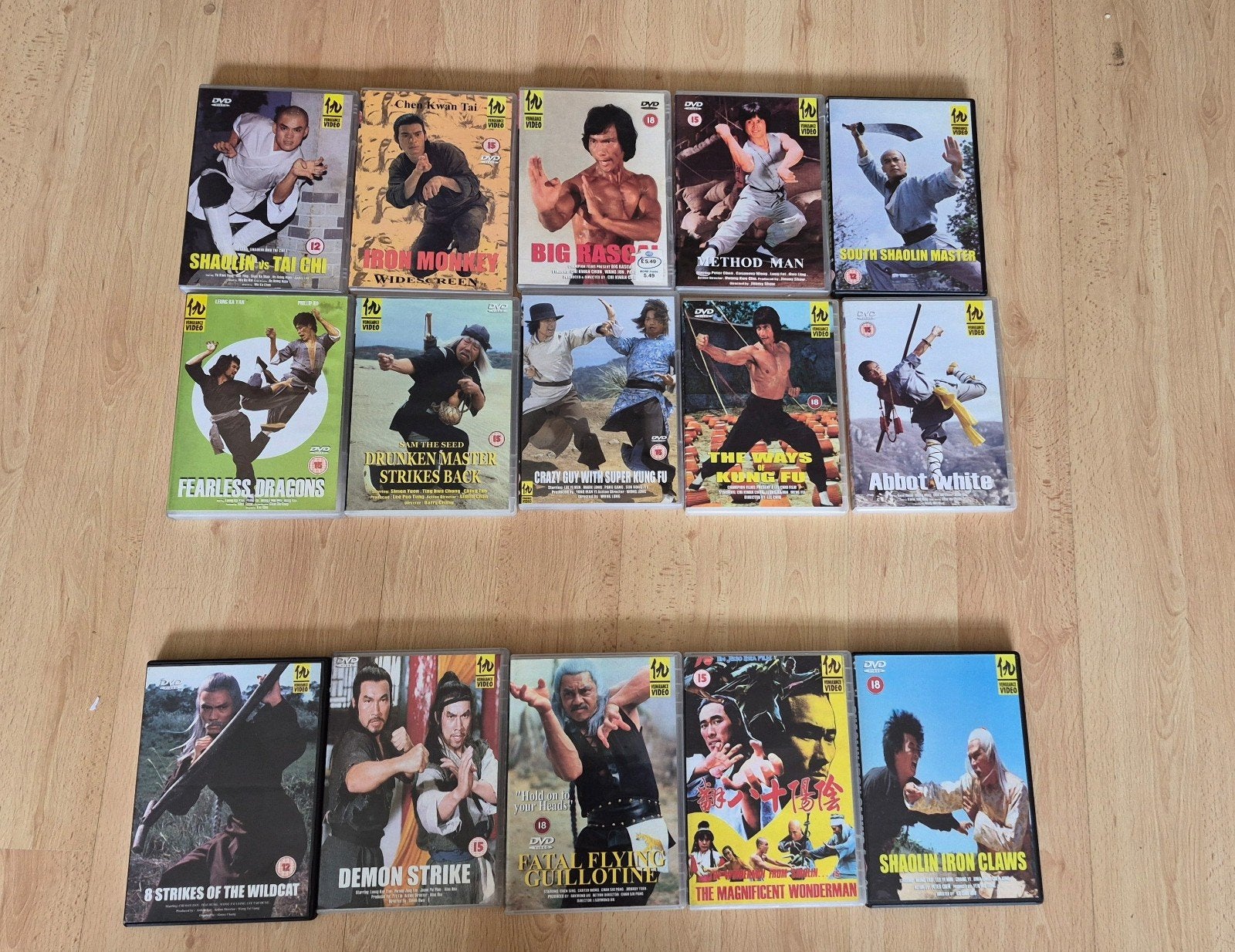 Vengeance Video DVD Collectie - Martial Arts Films, Ophalen of Verzenden, Gebruikt, Martial Arts, Engels