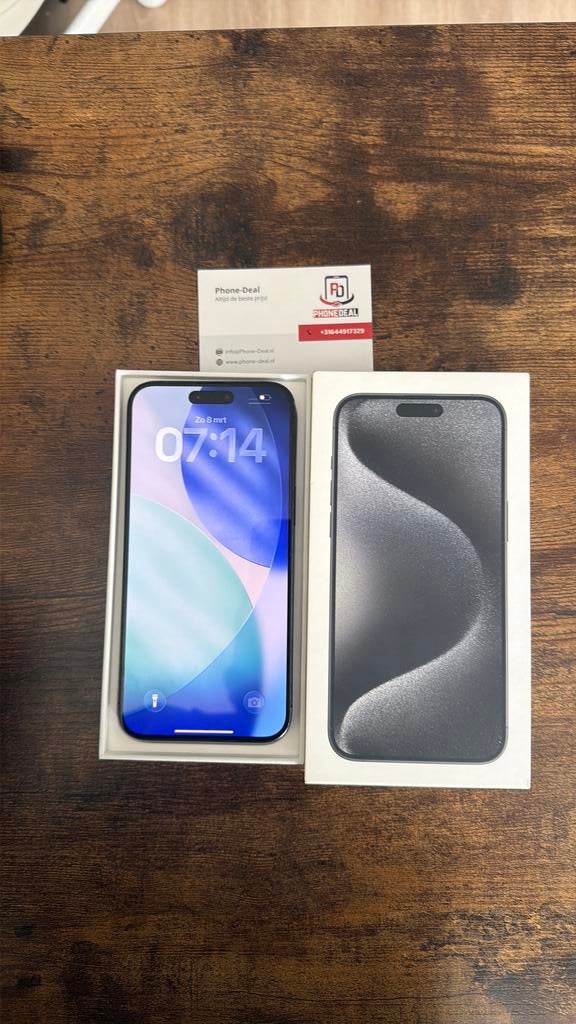 iPhone 15 pro max 256 gb factuur + Garantie, Telecommunicatie, Mobiele telefoons | Apple iPhone, 256 GB, Apple, Apple, Zwart