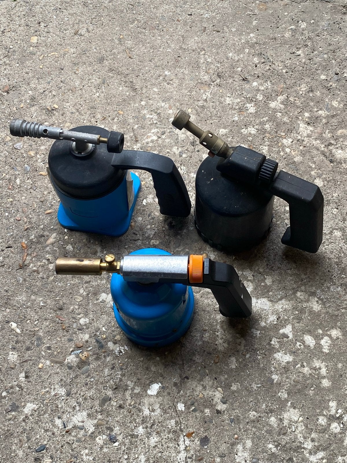 Gasbranders / Loodgietersbranders (3 stuks), Ophalen, Gebruikt