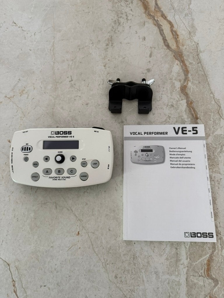 Vocal preformer BOSS VE-5, Ophalen of Verzenden, Zo goed als nieuw, Delay of Echo