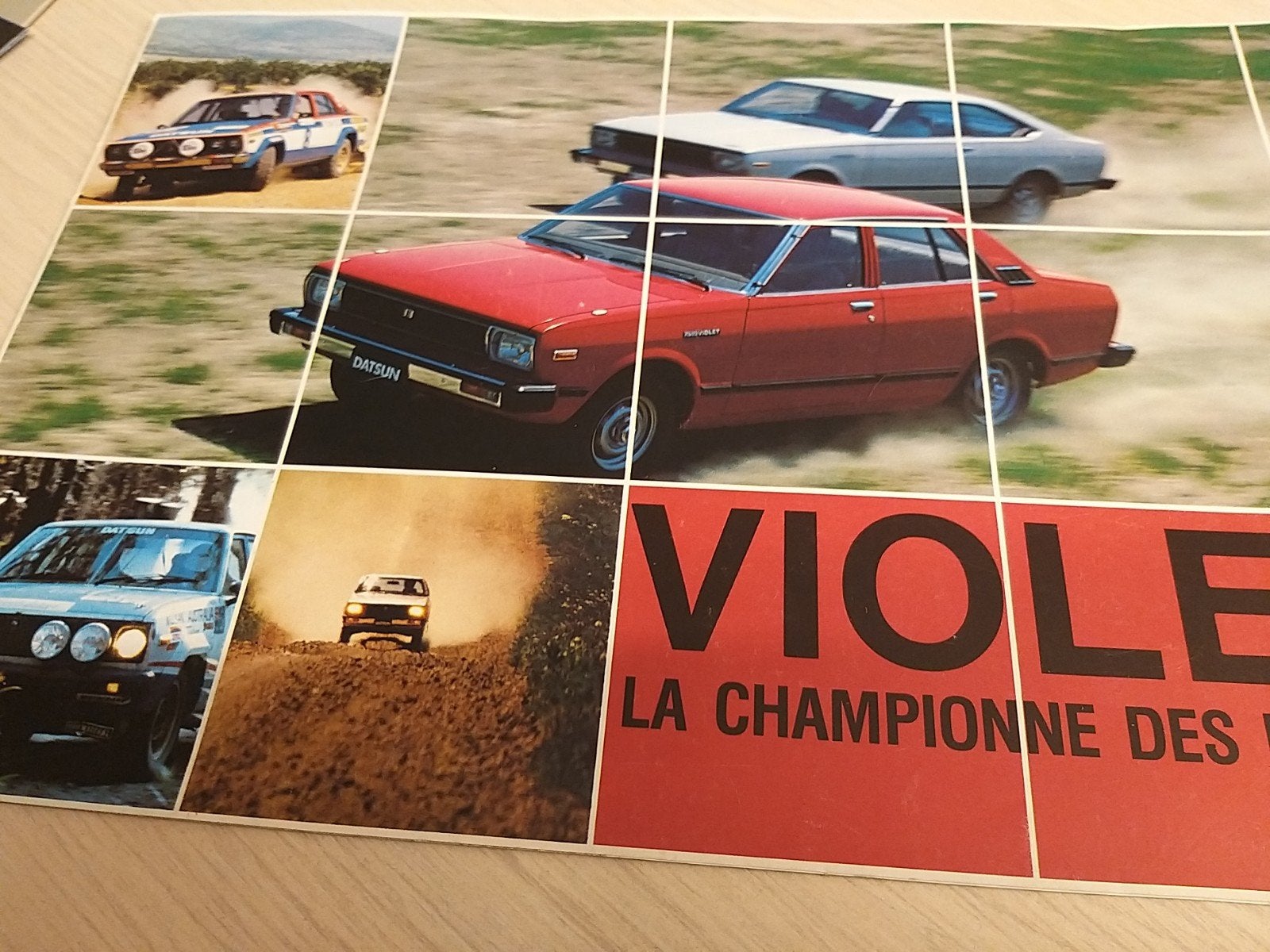 jaren 80 Datsun Violet sedan en coupés folder izgst, Ophalen of Verzenden, Zo goed als nieuw, Overige merken