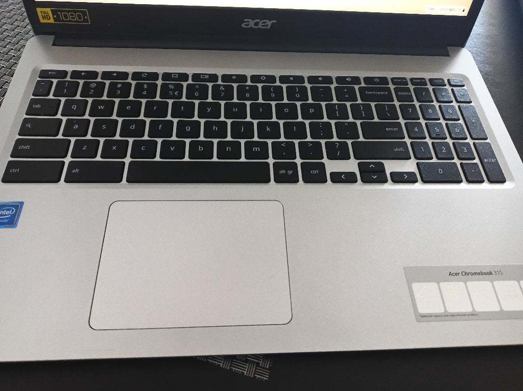Chromebook Acer 315, Computers en Software, Ophalen, 15 inch, Qwerty, 8 GB