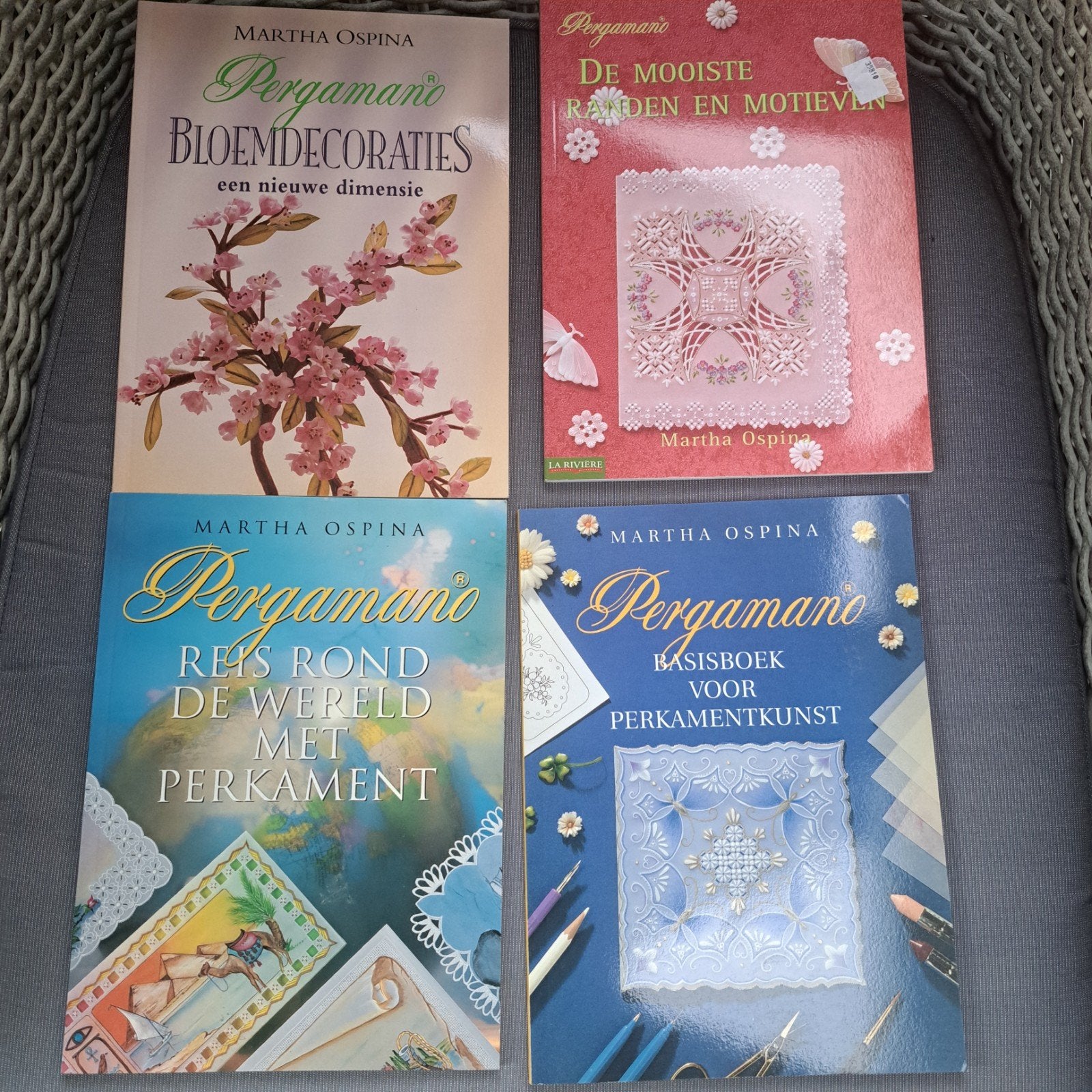Set van 4 Pergamano boeken van Martha Ospina, Ophalen of Verzenden, Gelezen, Overige onderwerpen, Martha Ospina