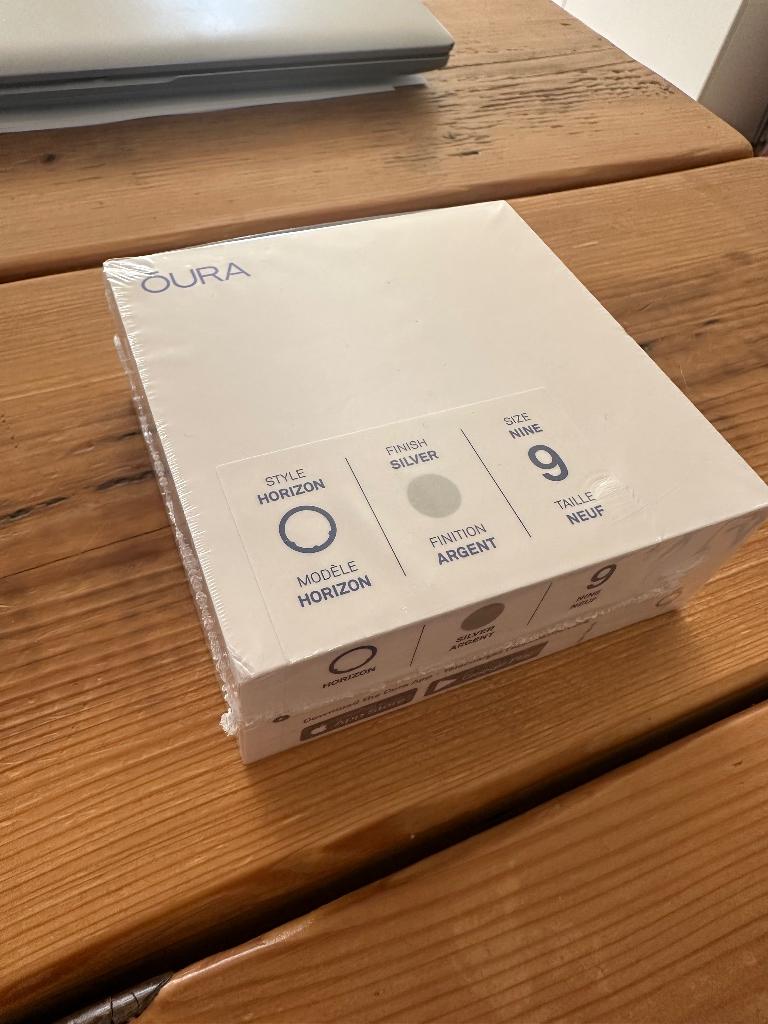 Oura Ring Horizon Gen 3 Silver maat 9 – nieuw geseald, Sieraden, Tassen en Uiterlijk, Activity trackers, Oura, IOS, Nieuw, Ophalen of Verzenden