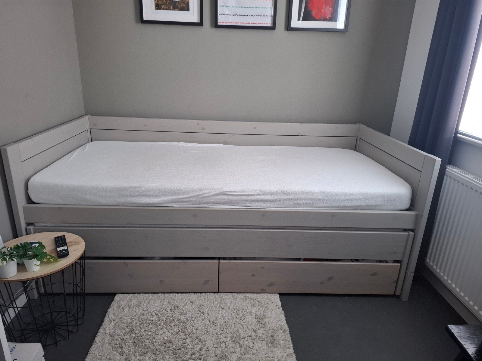 Lifetime Kajuit Logeerbed  | Grey-wash, Huis en Inrichting, Ophalen, Gebruikt, 90 cm, Eenpersoons
