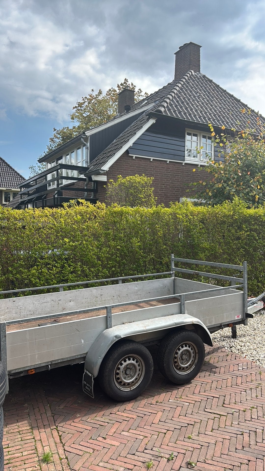 Te koop anssems tandemas aanhanger, Ophalen of Verzenden, Gebruikt