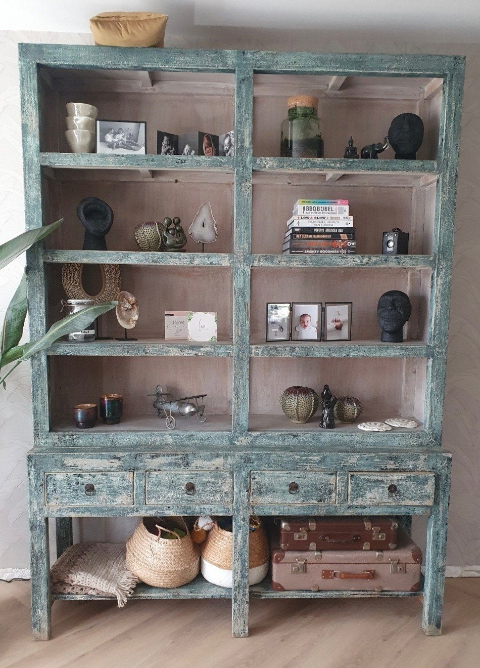 Unieke Indiase vakken kast (Ibiza / Boho), Ophalen